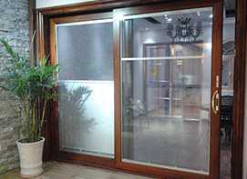 Motorized Blinds For The Sliding Door