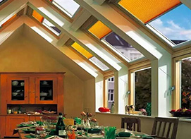 Cellular Shades For The Skylights